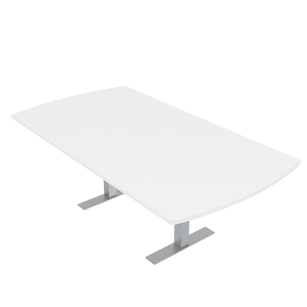 45.25 in W, 71.5 in L, 29 in H, Engineered Wood Top, White
